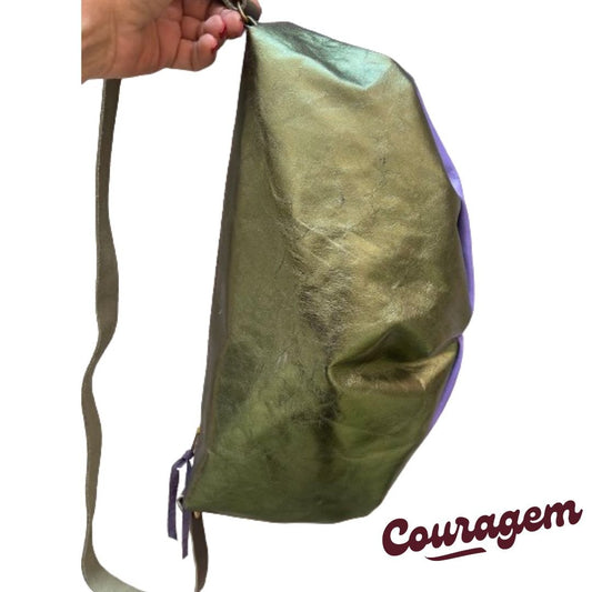 Handmade Leather Crossbody Bag - Couragem