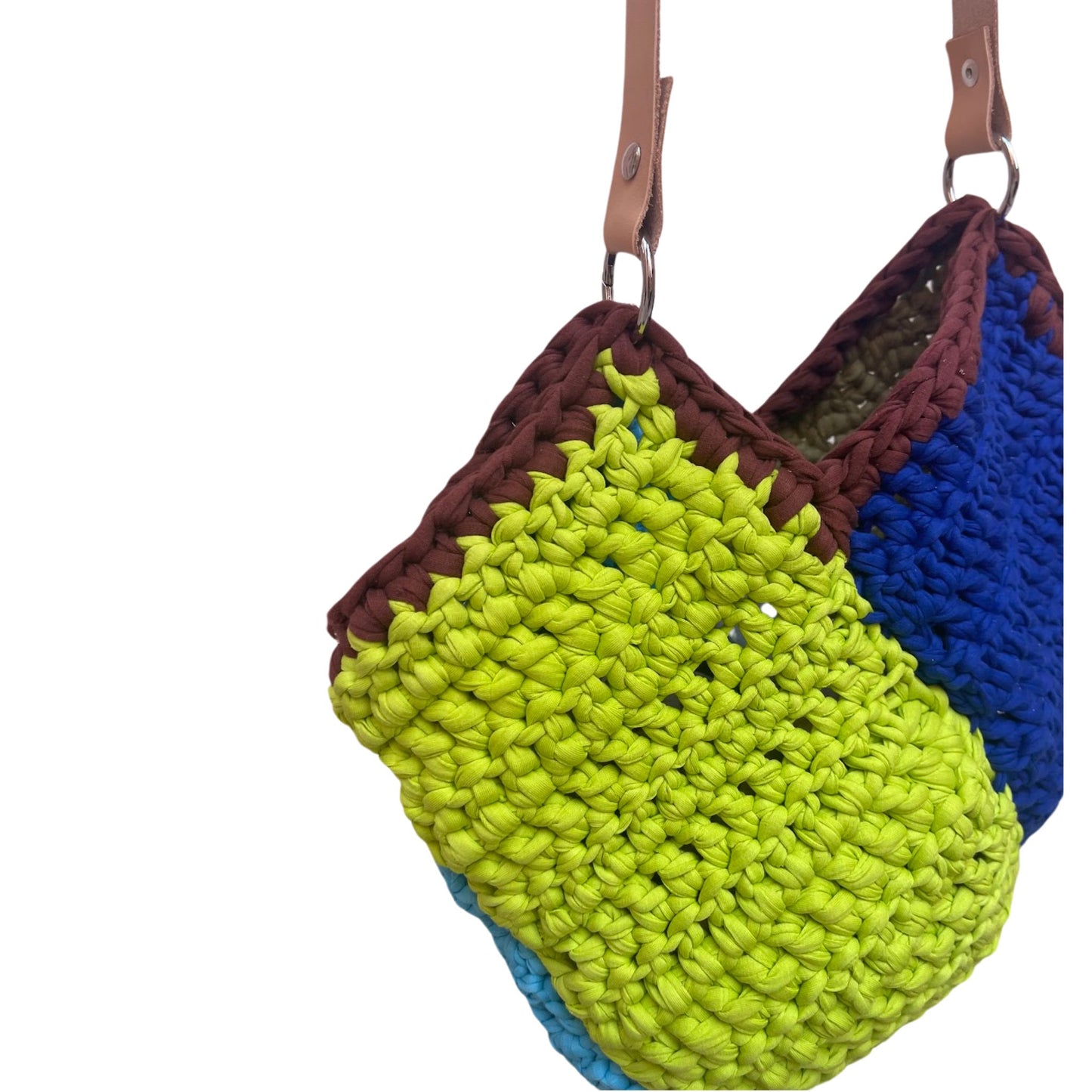 Mala Crochet Artesanal Neon Twist - Couragem