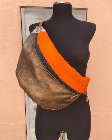 Leather XL Waist Bag Couragem